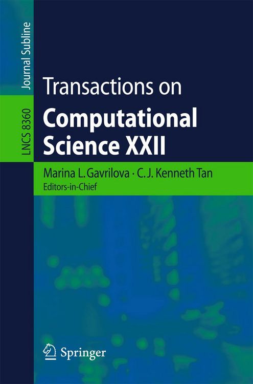Produktbild: Transactions on Computational Science XXII