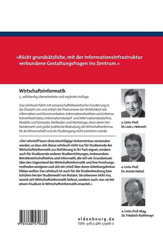 Produktbild: Wirtschaftsinformatik