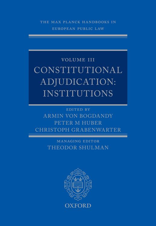 Produktbild: The Max Planck Handbooks in European Public Law