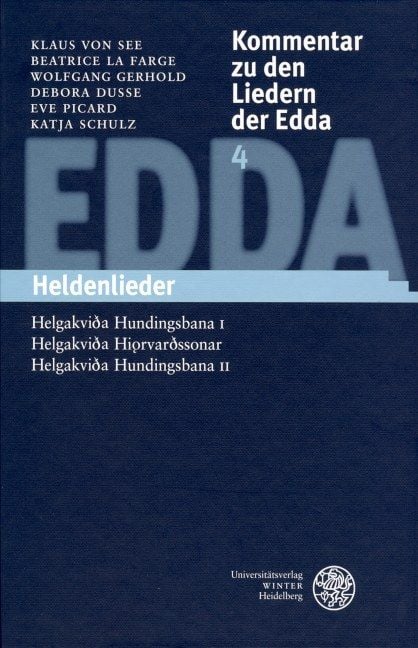 Produktbild: Kommentar zu den Liedern der Edda / Heldenlieder