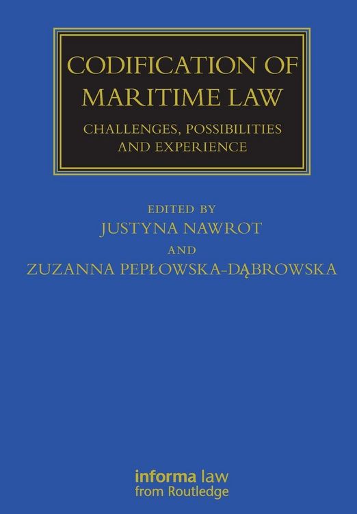 Produktbild: Codification of Maritime Law
