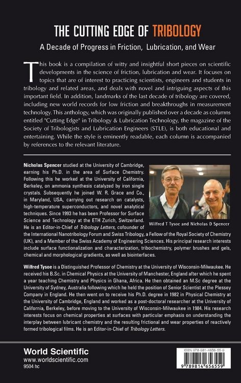 Produktbild: Cutting Edge Of Tribology, The