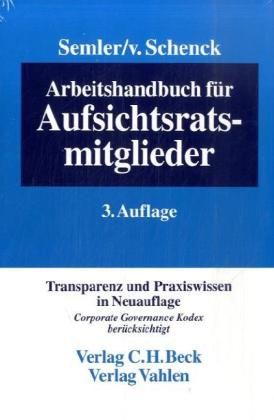 Produktbild: Arbeitshandbuch f&uuml;r Aufsichtsratsmitglieder