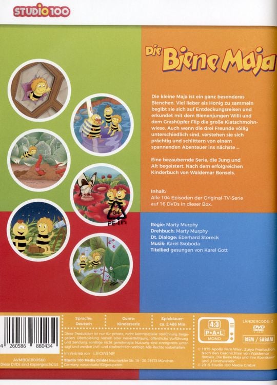 Produktbild: Die Biene Maja - TV-Serien Komplettbox [16 DVDs]