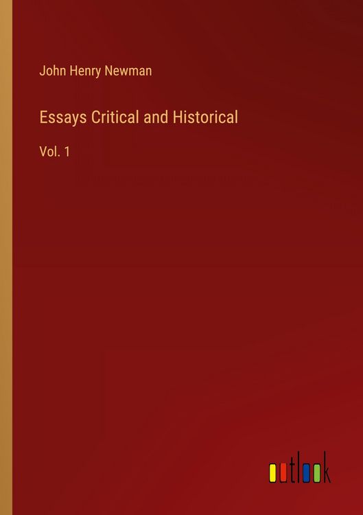 Produktbild: Essays Critical and Historical