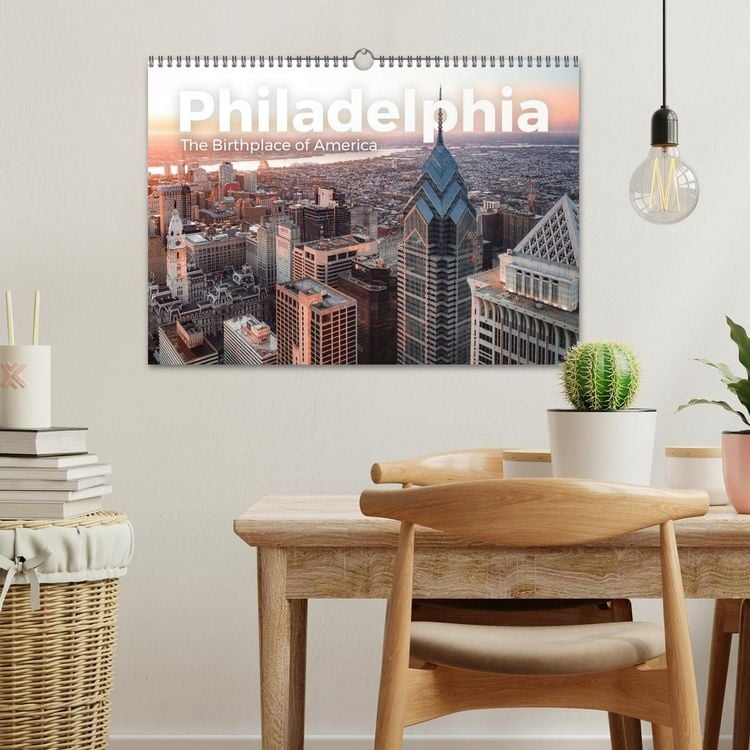 Produktbild: Philadelphia - The Birthplace of America (Wandkalender 2026 DIN A3 quer), CALVENDO Monatskalender