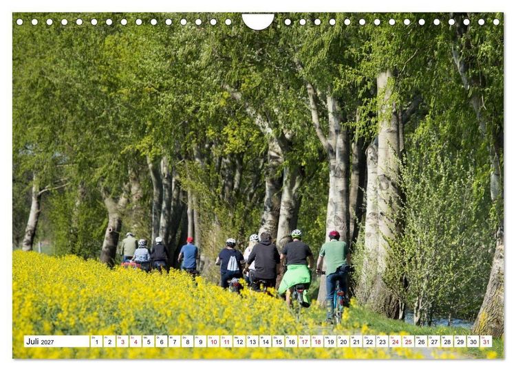 Produktbild: Radland Deutschland - Niedersachsen (Wandkalender 2027 DIN A4 quer), CALVENDO Monatskalender