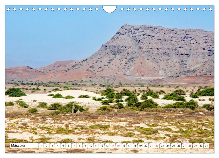 Produktbild: Boa Vista - die drittgr&ouml;&szlig;te Kapverdische Insel (Wandkalender 2026 DIN A4 quer), CALVENDO Monatskalender