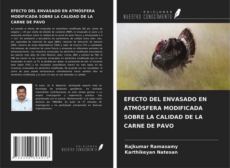 Produktbild: Efecto Del Envasado En Atm&oacute;sfera Modificada Sobre La Calidad De La Carne De Pavo