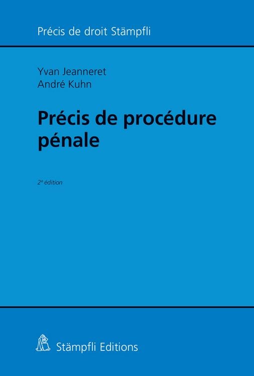 Produktbild: Pr&eacute;cis de proc&eacute;dure p&eacute;nale