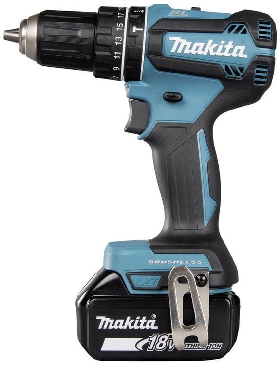 Produktbild: Makita DHP485RTJ 2-Gang-Akku-Schlagbohrschrauber inkl. 2. Akku, inkl. Ladeger&auml;t, inkl. Koffer