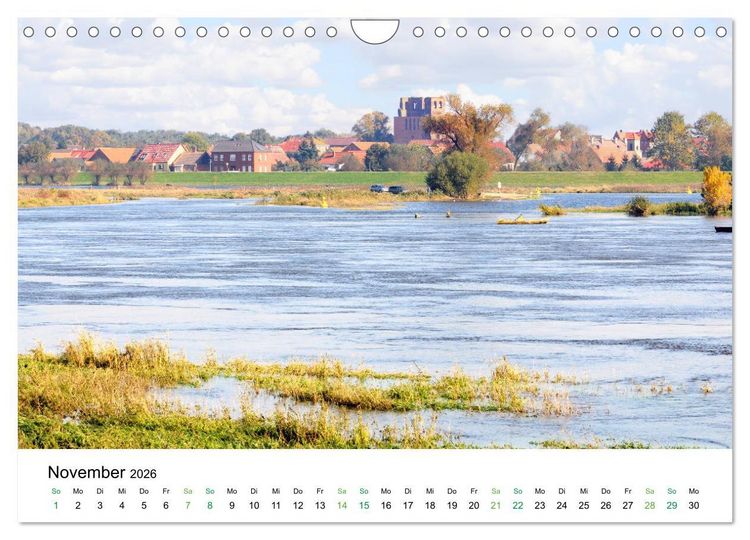 Produktbild: Entlang der sch&ouml;nen Elbe - Jerichow, Tangerm&uuml;nde und Havelberg (Wandkalender 2026 DIN A4 quer), CALVENDO Monatskalender