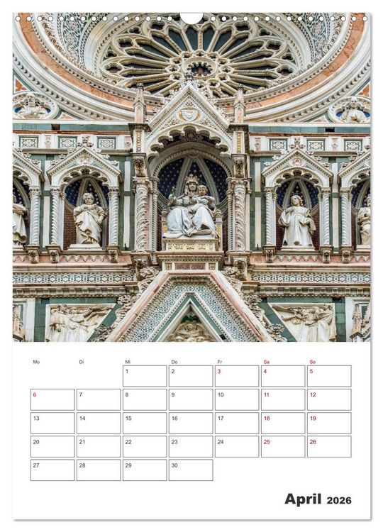Produktbild: Florenz - Stadt mit besonderem Zauber (Wandkalender 2026 DIN A3 hoch), CALVENDO Monatskalender