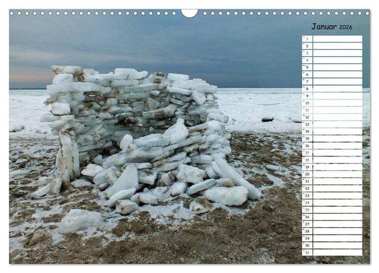 Produktbild: Ostseebad Boltenhagen - Sehnsuchtsort an der Ostsee (Wandkalender 2026 DIN A3 quer), CALVENDO Monatskalender
