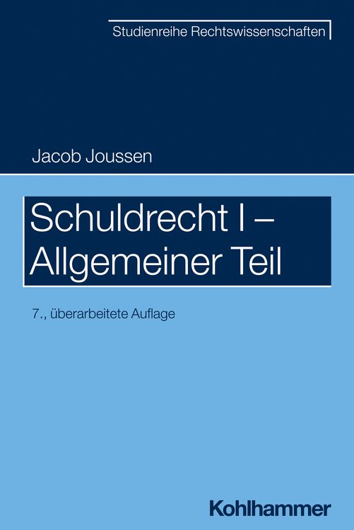 Produktbild: Schuldrecht I - Allgemeiner Teil