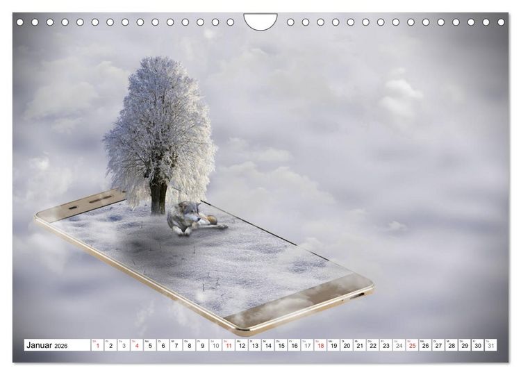 Produktbild: Fantastische Geschichten (Wandkalender 2026 DIN A4 quer), CALVENDO Monatskalender