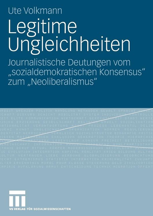 Produktbild: Legitime Ungleichheiten