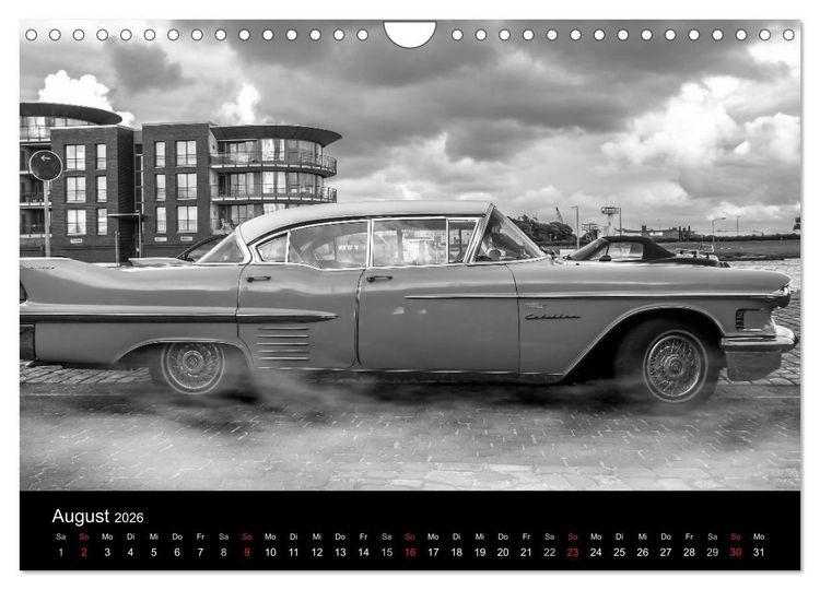 Produktbild: Bremerhaven - Blickpunkte Schwarzwei&szlig; (Wandkalender 2026 DIN A4 quer), CALVENDO Monatskalender