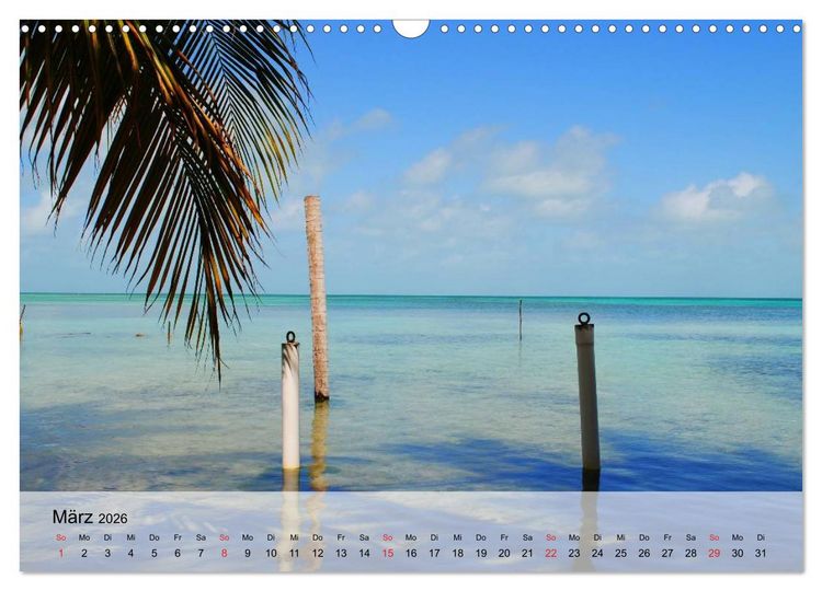 Produktbild: Belize. Karibik-Perle Caye Caulker (Wandkalender 2026 DIN A3 quer), CALVENDO Monatskalender