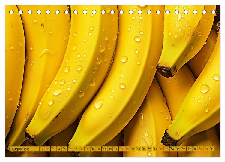 Produktbild: GELB - Gem&uuml;se und Obst - Sonnengereift (Tischkalender 2026 DIN A5 quer), CALVENDO Monatskalender