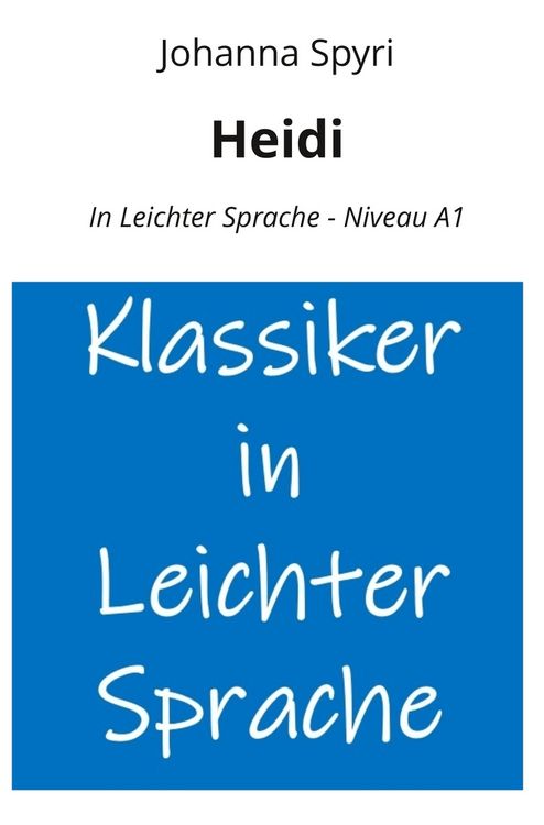 Produktbild: Heidi: In Leichter Sprache - Niveau A1