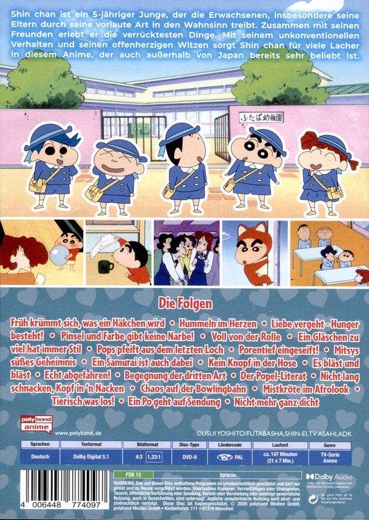 Produktbild: SHIN CHAN - Die Serie - Vol. 9 - (DIGITAL REMASTERED)