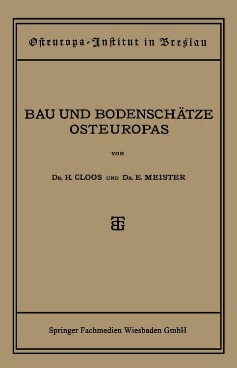 Produktbild: Bau und Bodensch&auml;tze Osteuropas