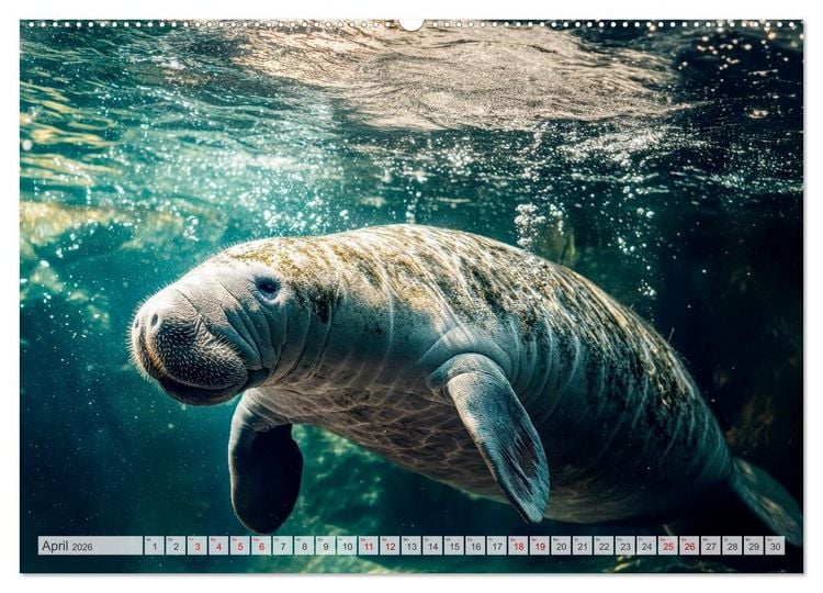 Produktbild: Bedrohte Tierwelt SCHATTEN DES VERSCHWINDENS (Wandkalender 2026 DIN A2 quer), CALVENDO Monatskalender
