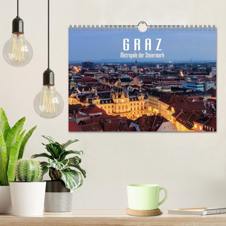 Produktbild: Graz - Metropole der Steiermark (Wandkalender 2026 DIN A4 quer), CALVENDO Monatskalender