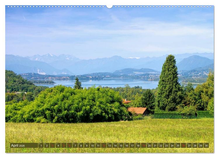 Produktbild: Lago di Varese - Eine der sch&ouml;nsten Seenlandschaften Italiens (Wandkalender 2026 DIN A2 quer), CALVENDO Monatskalender