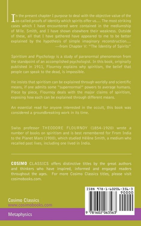 Produktbild: Spiritism and Psychology