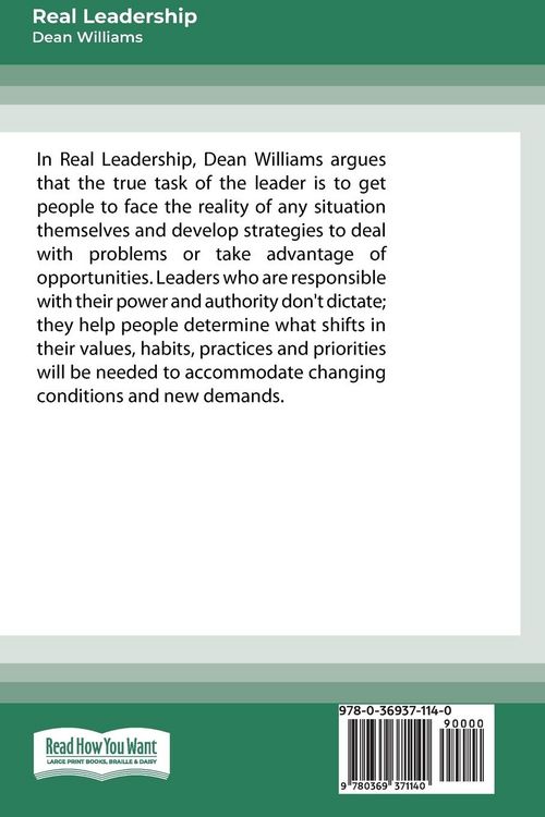 Produktbild: Real Leadership