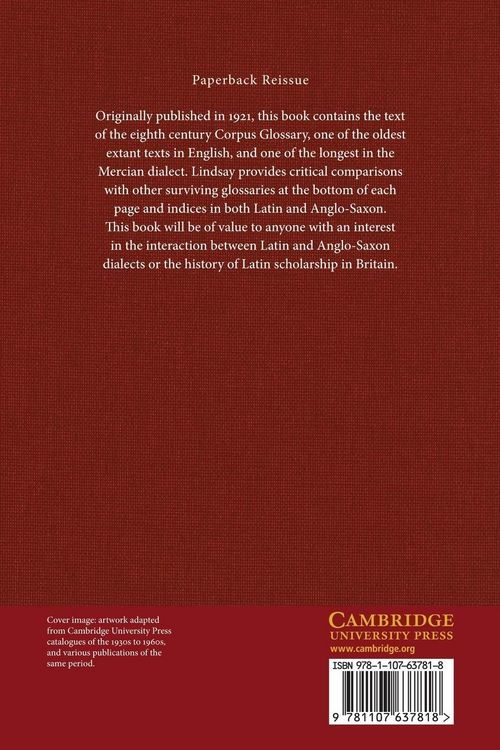 Produktbild: The Corpus Glossary