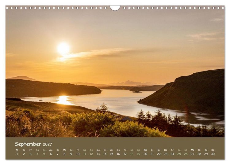 Produktbild: Schottland - Reise durch die Highlands und zur Isle of Skye (Wandkalender 2027 DIN A3 quer), CALVENDO Monatskalender