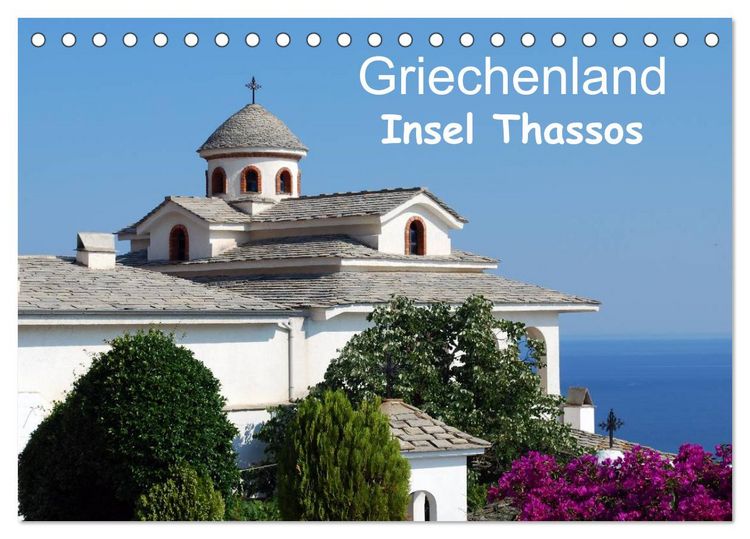 Produktbild: Griechenland - Insel Thassos (Tischkalender 2026 DIN A5 quer), CALVENDO Monatskalender