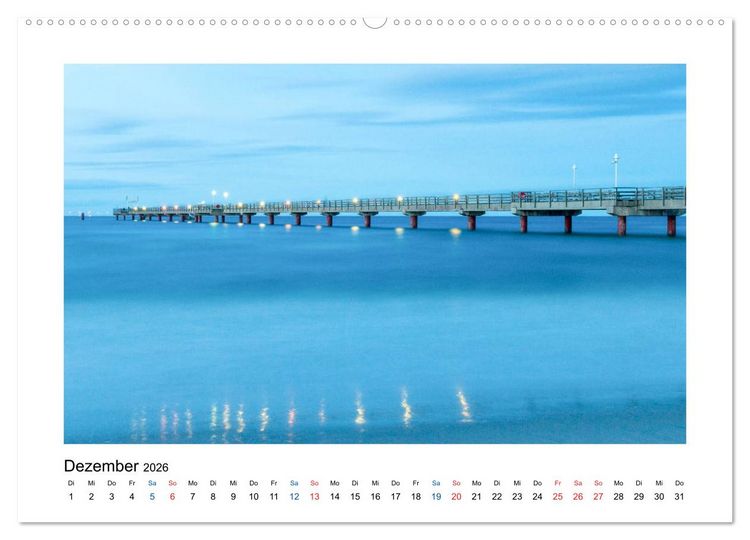 Produktbild: Mehr vom Meer: Sehnsuchtskalender f&uuml;r Ostseeliebhaber (Wandkalender 2026 DIN A2 quer), CALVENDO Monatskalender