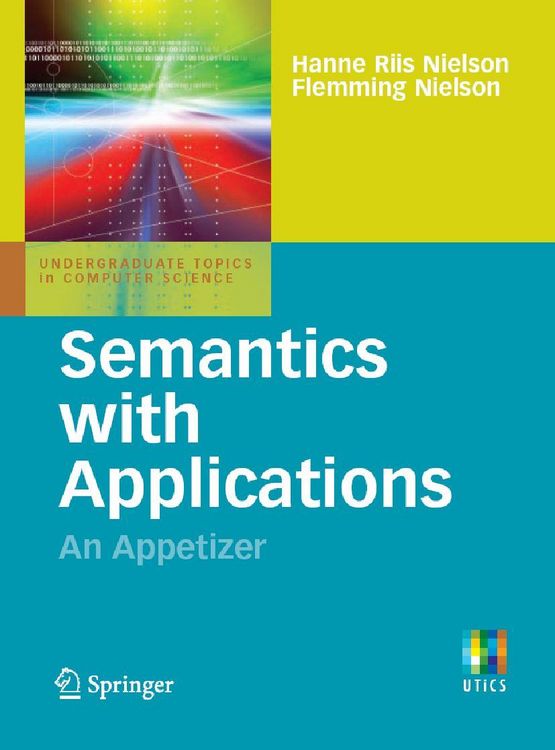 Produktbild: Semantics with Applications: An Appetizer