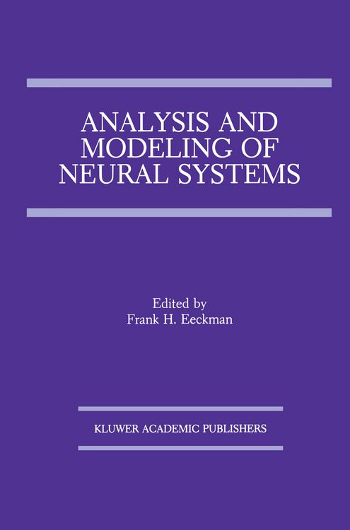Produktbild: Analysis and Modeling of Neural Systems
