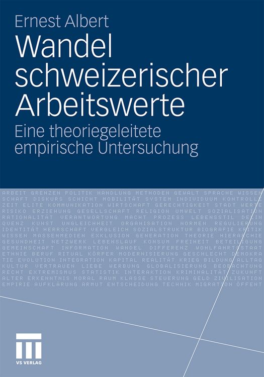 Produktbild: Wandel schweizerischer Arbeitswerte