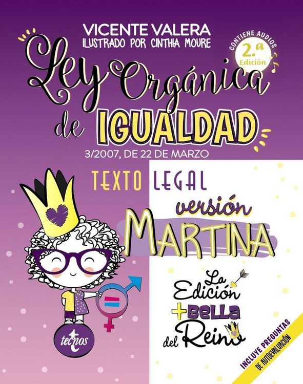 Produktbild: Ley Org&aacute;nica de Igualdad. Versi&oacute;n Martina