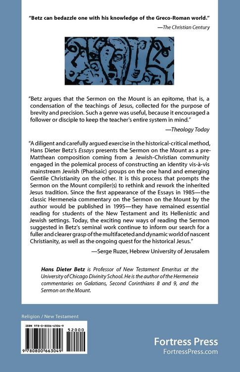 Produktbild: Essays on the Sermon on the Mount
