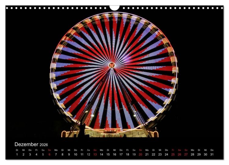 Produktbild: Wenn es Nacht wird im Ruhrgebiet (Wandkalender 2026 DIN A3 quer), CALVENDO Monatskalender
