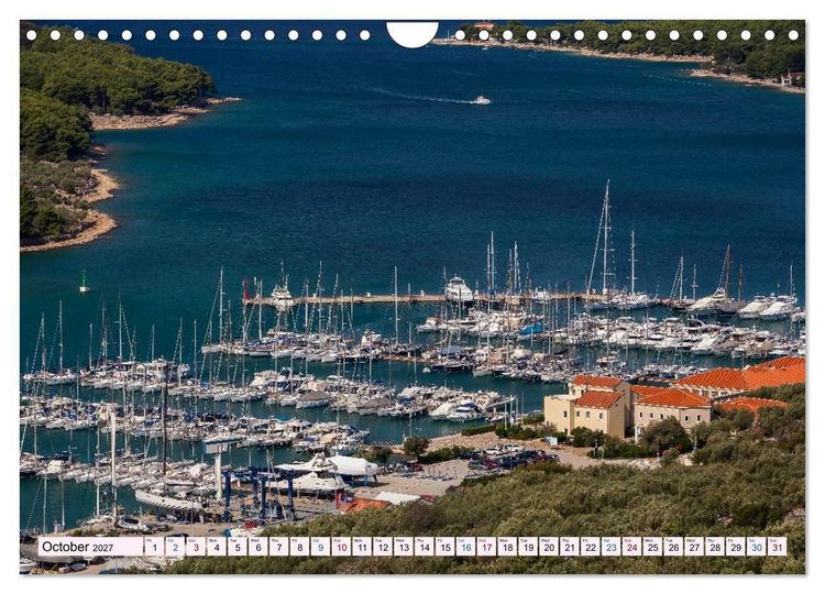 Produktbild: Istria &ndash; Coastal Wonders, Historic Cities, and Island Dreams (Wall Calendar 2027 DIN A4 landscape), CALVENDO 12 Month Wall Calendar