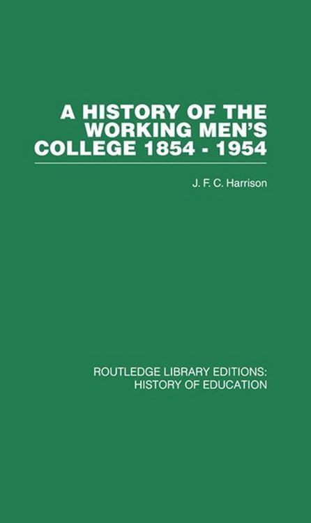 Produktbild: A History of the Working Men's College