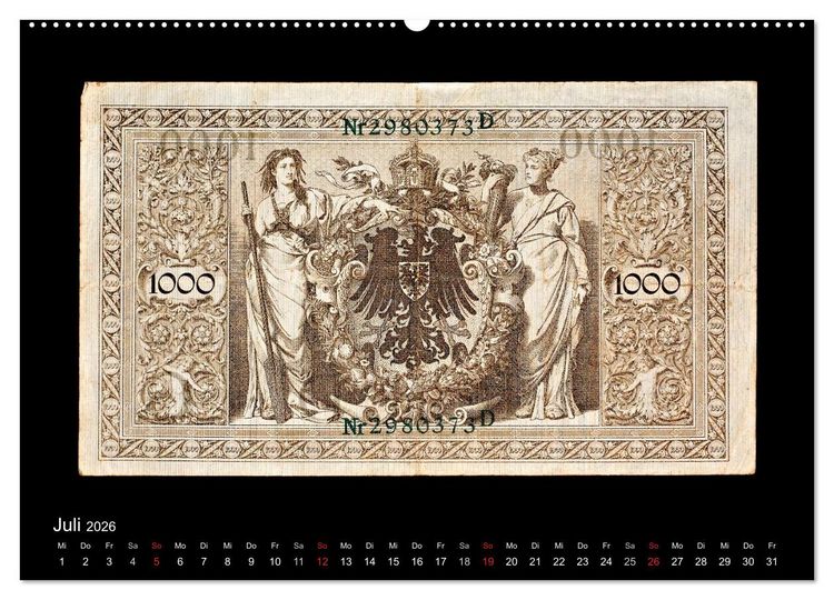 Produktbild: Vergangene Werte (Wandkalender 2026 DIN A2 quer), CALVENDO Monatskalender