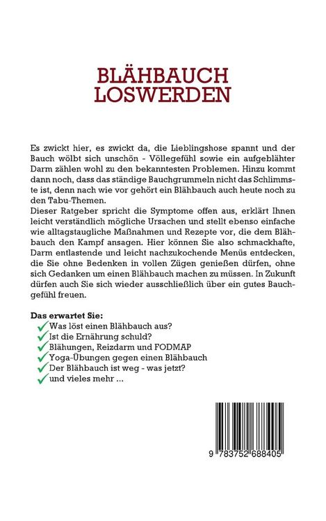 Produktbild: Bl&auml;hbauch loswerden: Wie Sie die Ursachen des h&auml;ufigen V&ouml;llegef&uuml;hls aufdecken, d