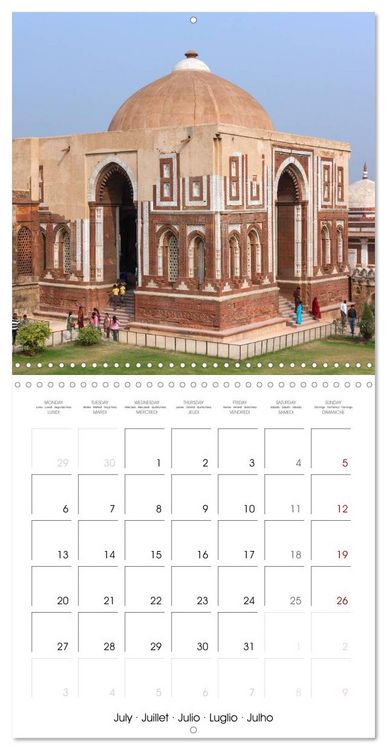 Produktbild: COLOURS OF INDIA (Wall Calendar 2026 12 &times; 12 Inch) CALVENDO 12 Month Wall Calendar