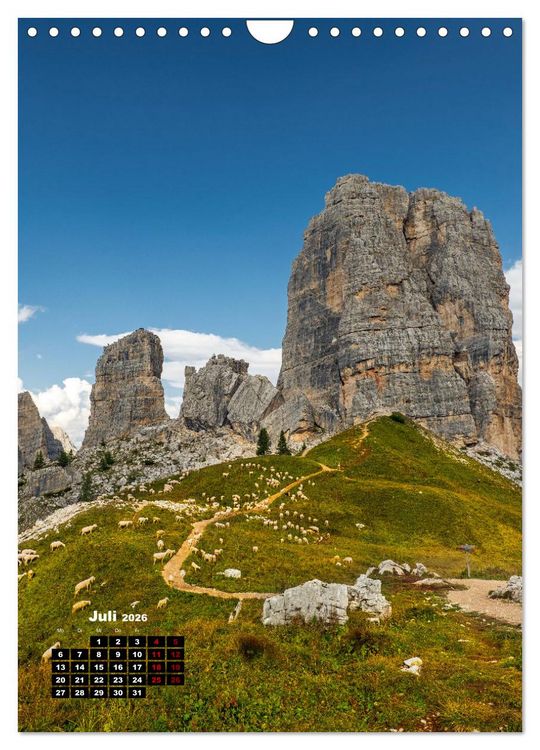 Produktbild: S&uuml;dtirol, das Wanderparadies (Wandkalender 2026 DIN A4 hoch), CALVENDO Monatskalender
