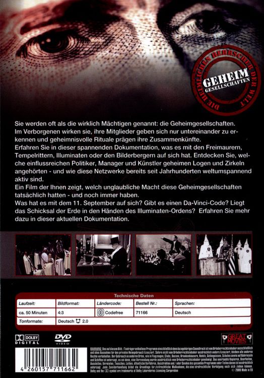 Produktbild: Geheimgesellschaften - Die Verschw&ouml;rungstheorien in der Neuzeit