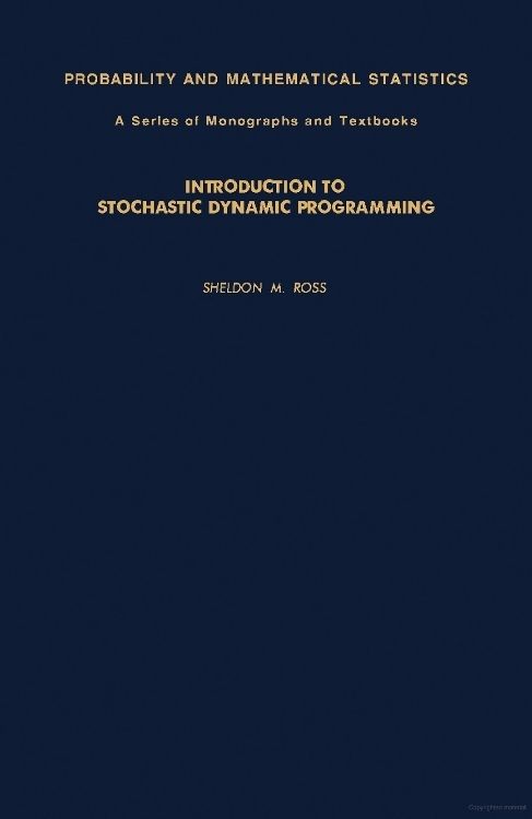 Produktbild: Intro To Stochastic Dynamic Pr